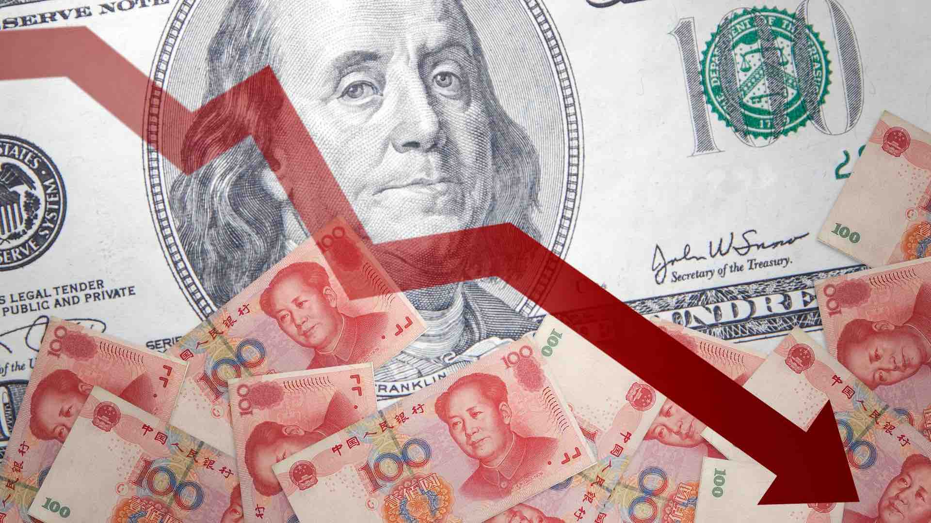 Yuan hits record lows against surging US dollar